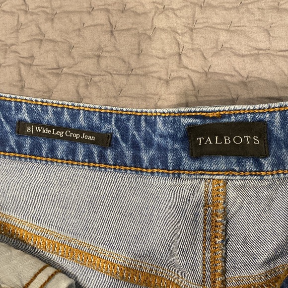 Talbots wide leg crop, NWOT - Picture 3 of 5
